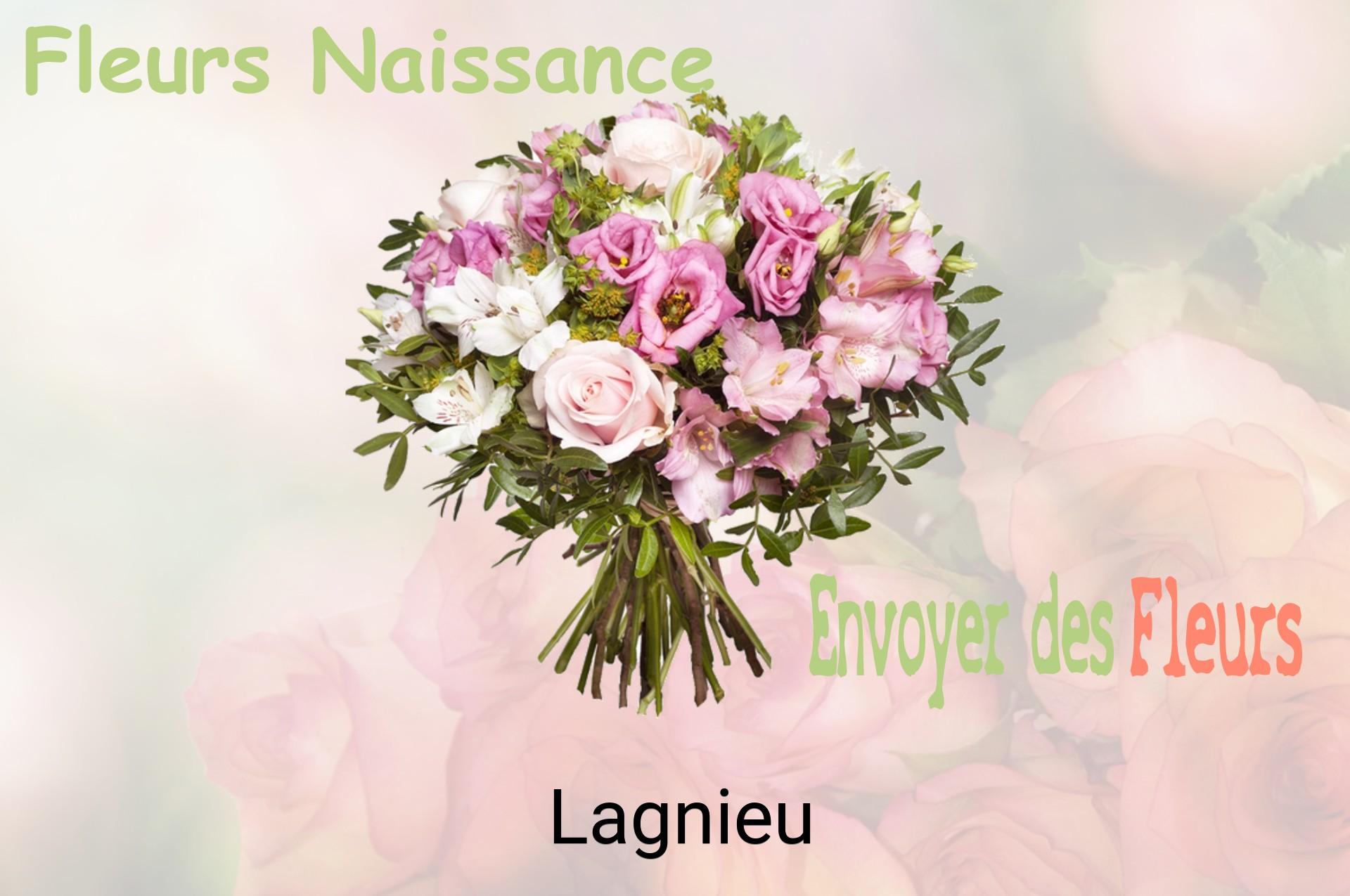 Bouquet de fleurs de naissance livré à Lagnieu